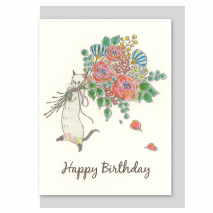 Birthday Mini Card Cat