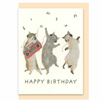 Birthday Mini Card Cat