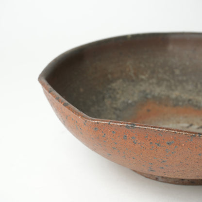 Keiji Tanaka Octagon Bowl Large Nanban Woodfired