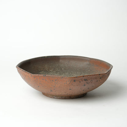 Keiji Tanaka Octagon Bowl Large Nanban Woodfired