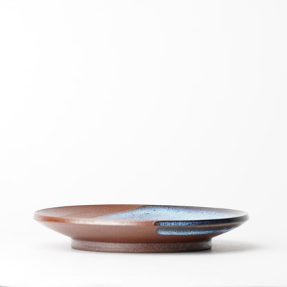 Aoi Watanabe Crescent Moon Plate M Namako-Glaze