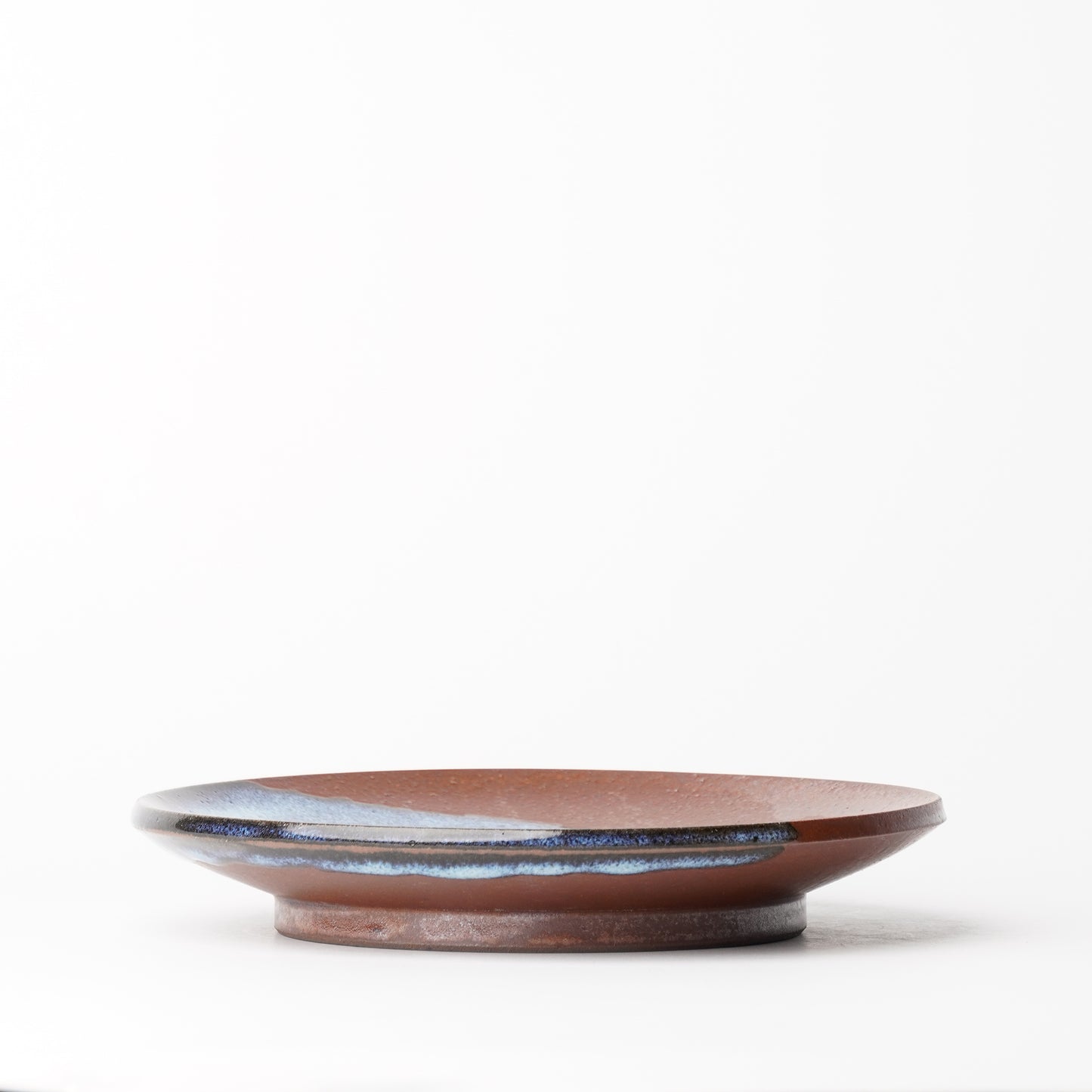 Aoi Watanabe Crescent Moon Plate M Namako-Glaze