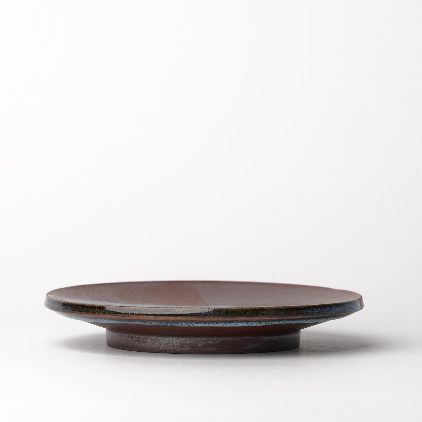 Aoi Watanabe Crescent Moon Plate S Namako-Glaze