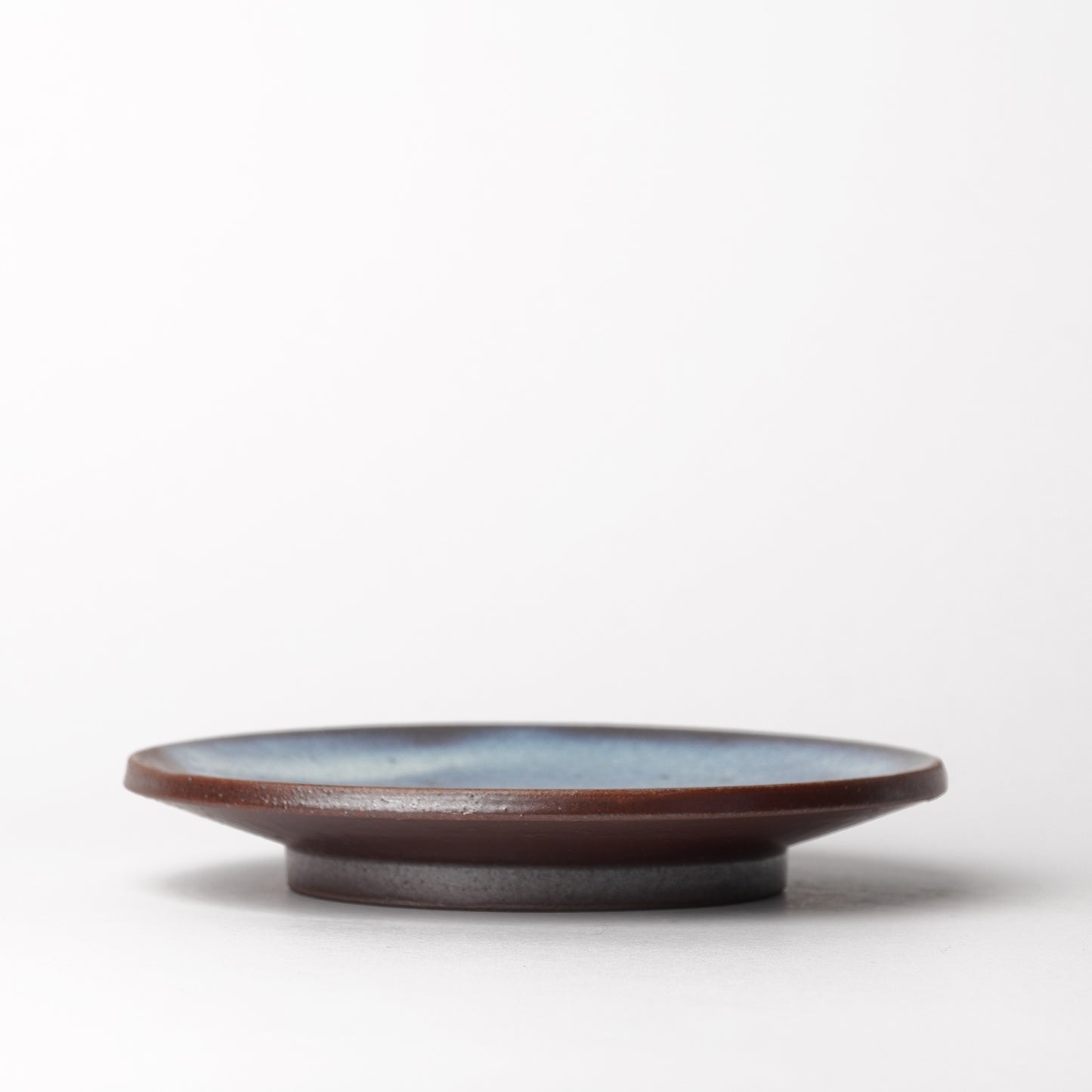 Aoi Watanabe Crescent Moon Plate S Namako-Glaze