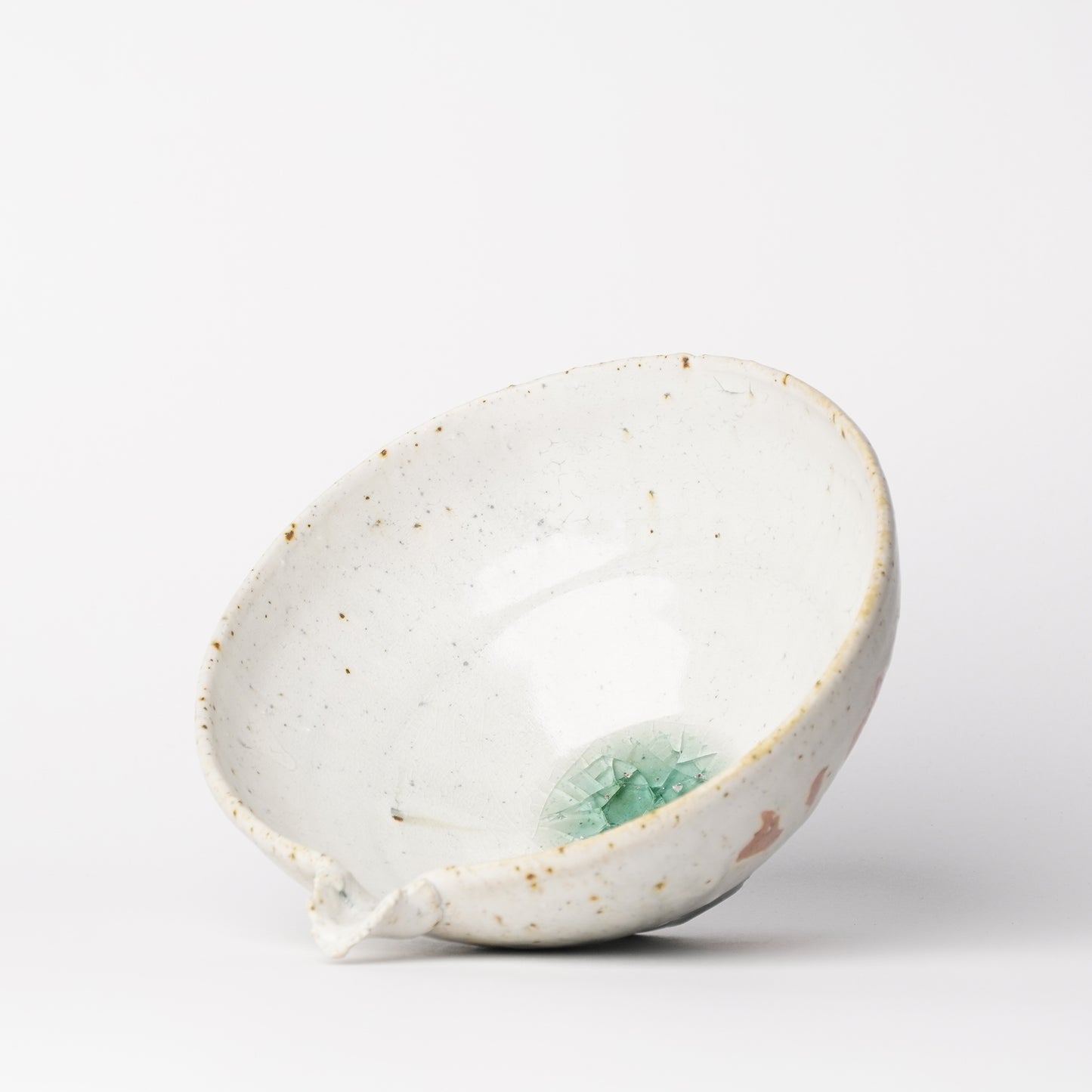 Mino Woodfired Exhibition Eihi Go Katakuchi Bowl Kohiki