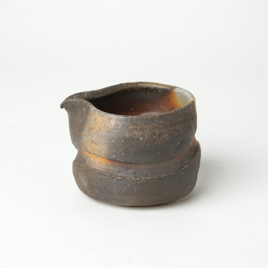 Ichiro Mori Katakuchi Sake Server Bizen Woodfired