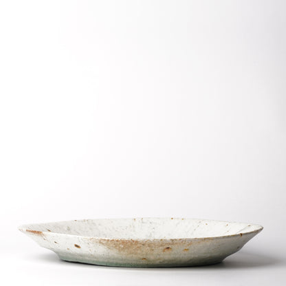 Mino Woodfired Exhibition Eihi Go Large Plate Kohiki