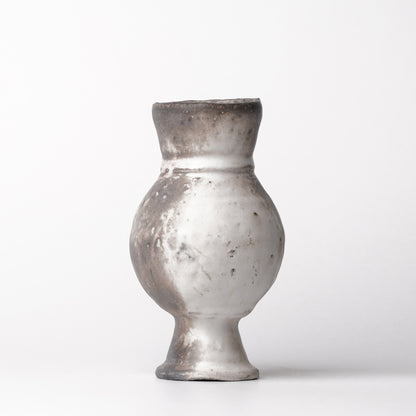 Mino Woodfired Exhibition Eihi Go Flower Vase Kohiki