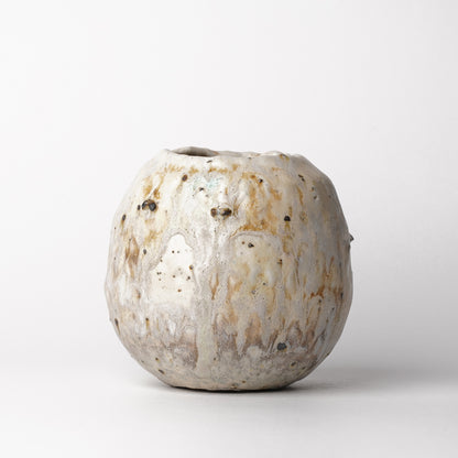 Mino Woodfired Exhibition Chiharu Oguro Flower Vase