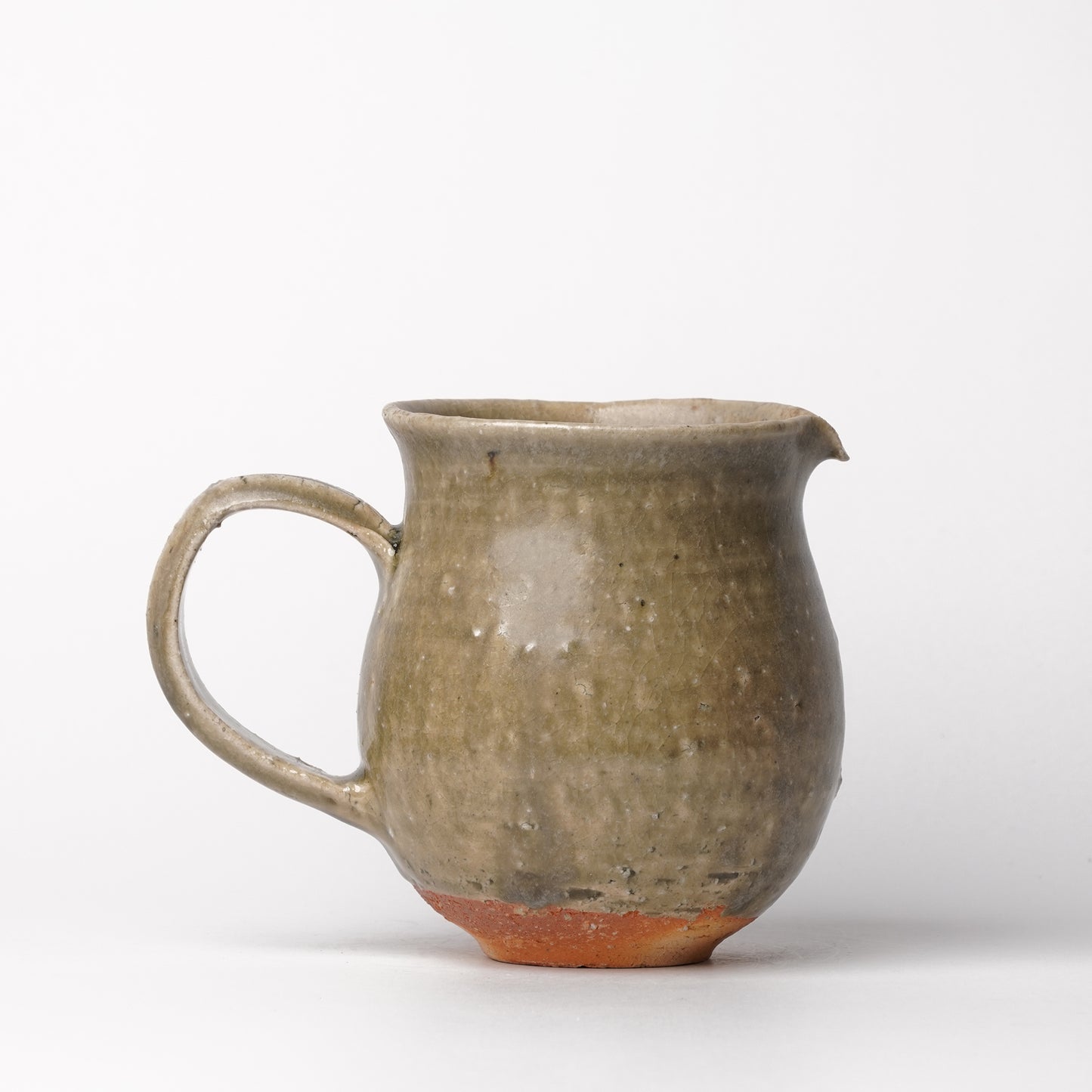 Mino Woodfired Exhibition Enya Nukaga Pitcher Ash Glaze