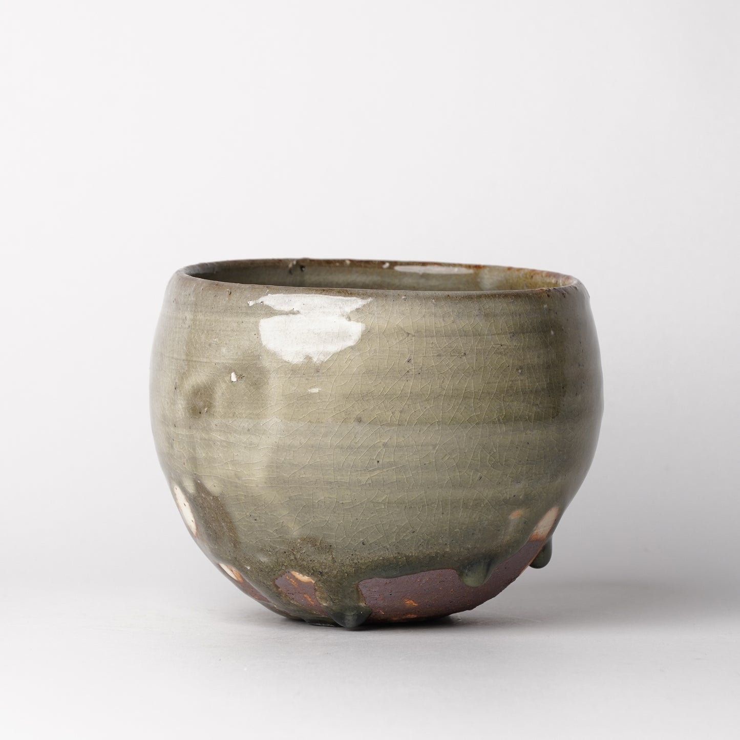 Mino Woodfired Exhibition Arata Osumi Bowl Matcha Ash Glaze