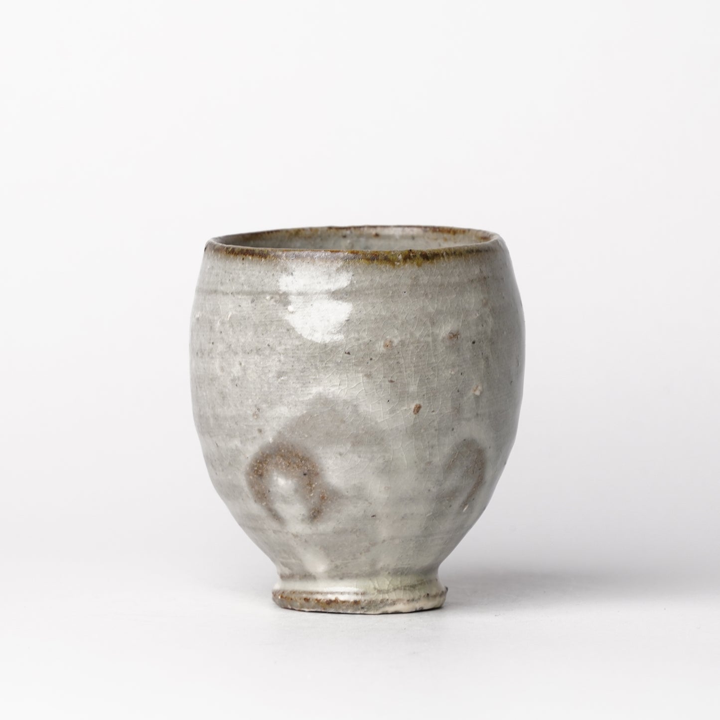 Mino Woodfired Exhibition Arata Osumi Yunomi Tea Cup Kohiki