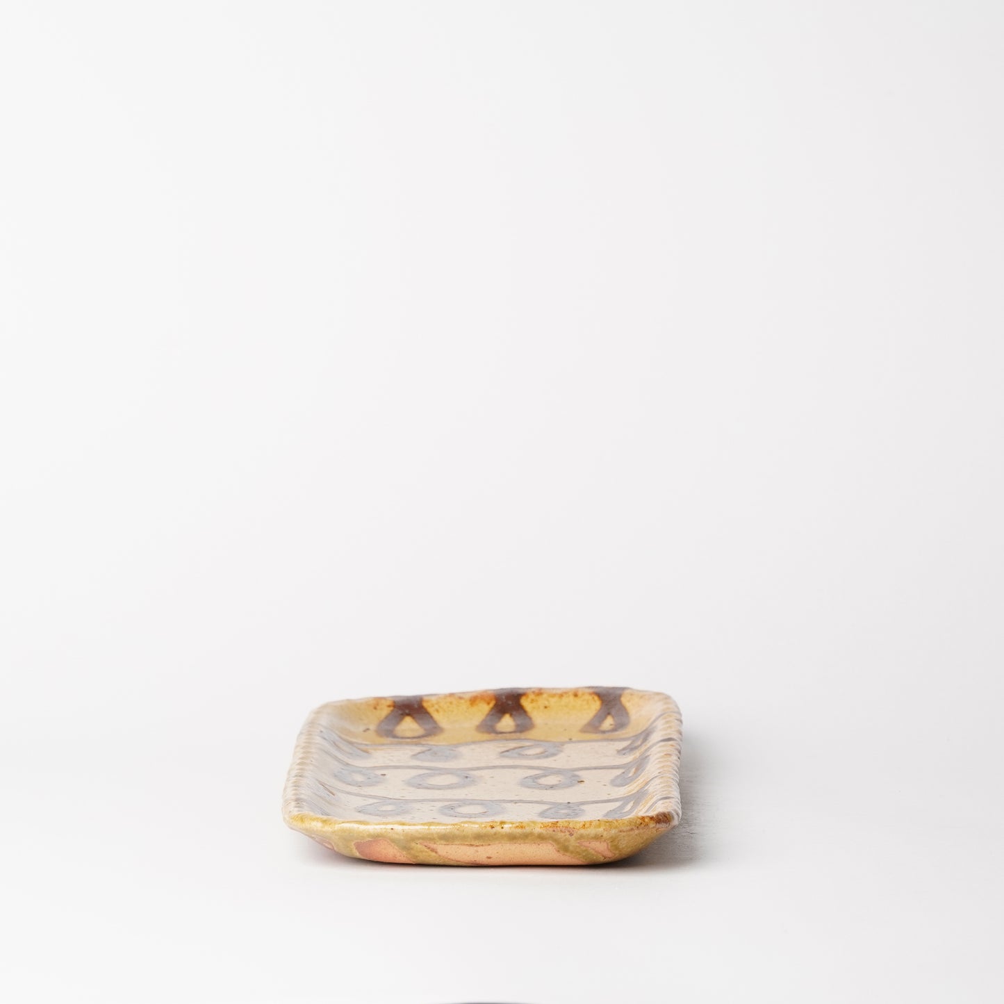 Mino Woodfired Exhibition Taro Tanaka Rectangle Plate