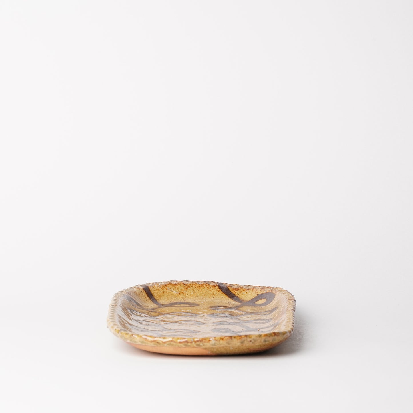 Mino Woodfired Exhibition Taro Tanaka Rectangle Plate