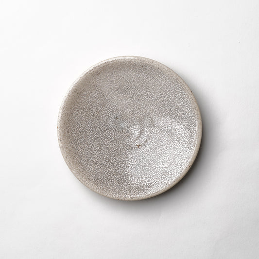 Hyouzangama Kairagi Crackle Glaze Plate S