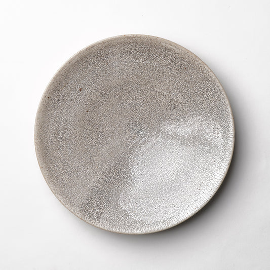 Hyouzangama Kairagi Crackle Glaze Plate M