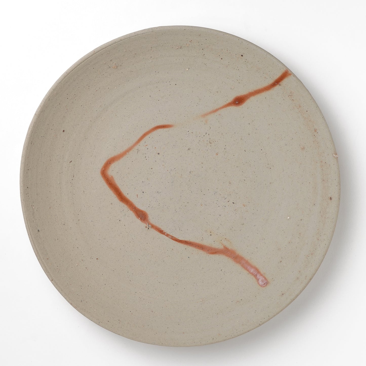 Ichiro Mori Large Plate Bizen Woodfired