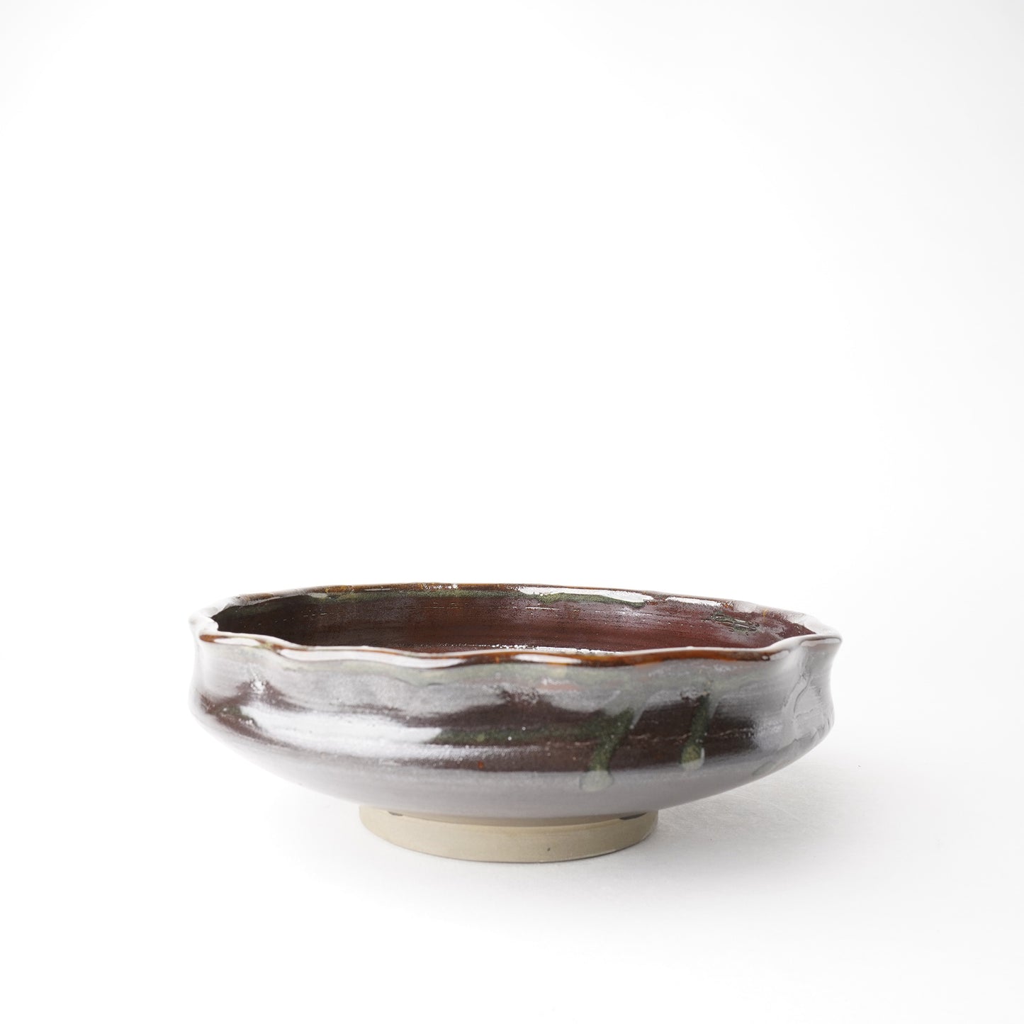 Onta-yaki Rinka Flower Shaped Bowl