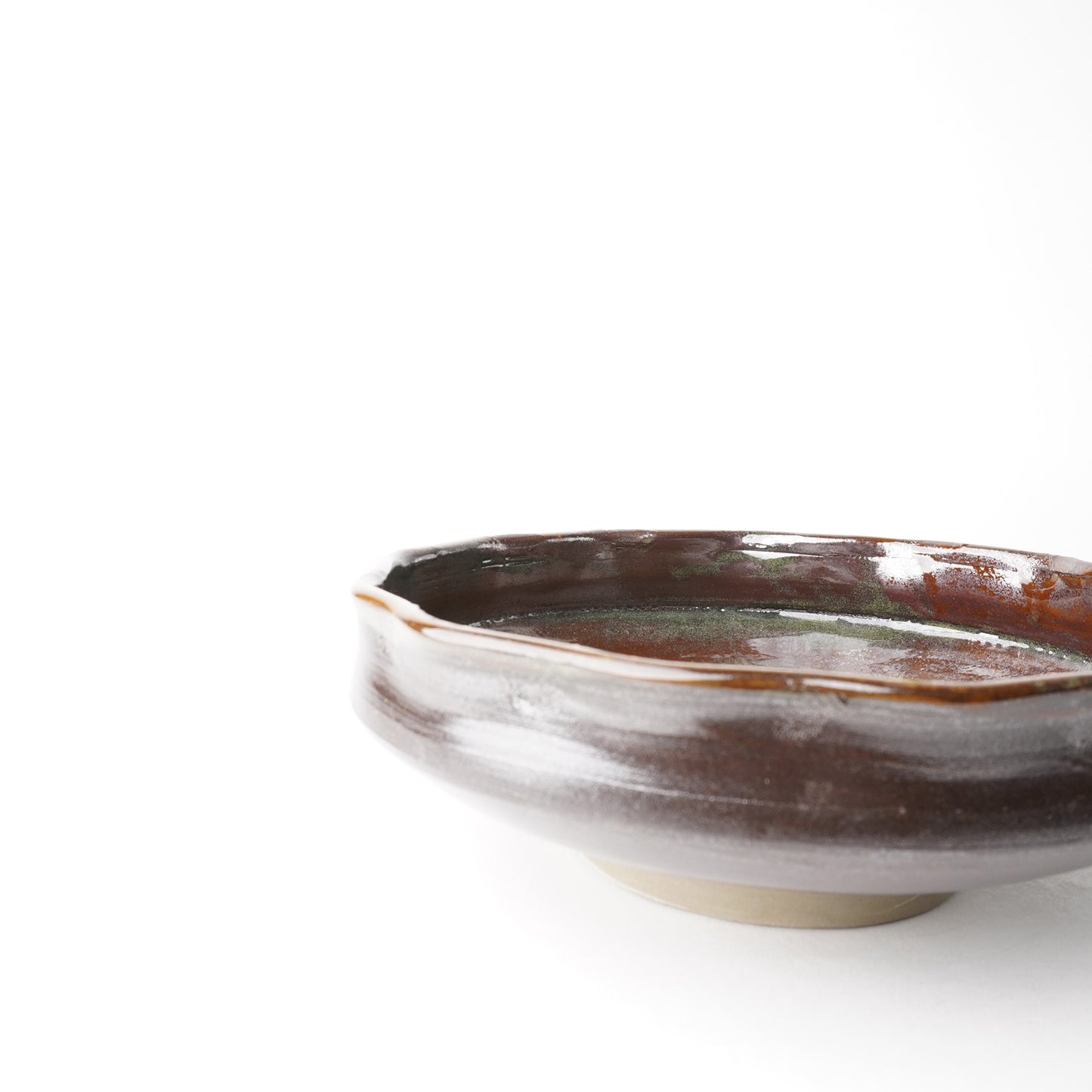 Onta-yaki Rinka Flower Shaped Bowl