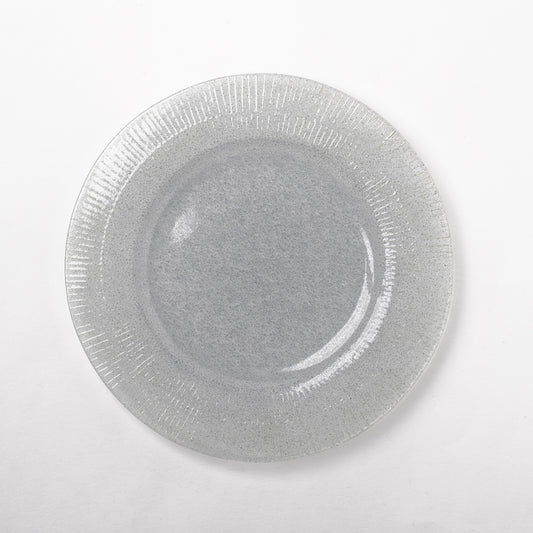 Ota Glass Lab Plate Grey