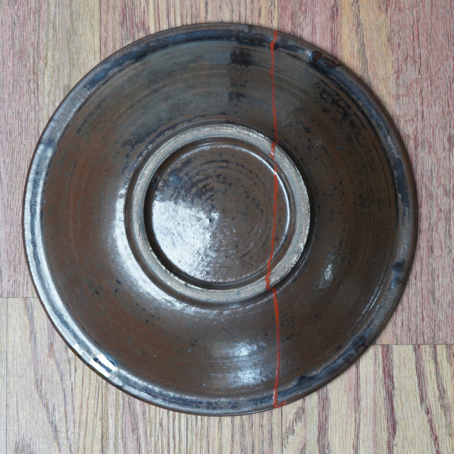 KINTSUGI Yachimun Okinawa Pottery Plate