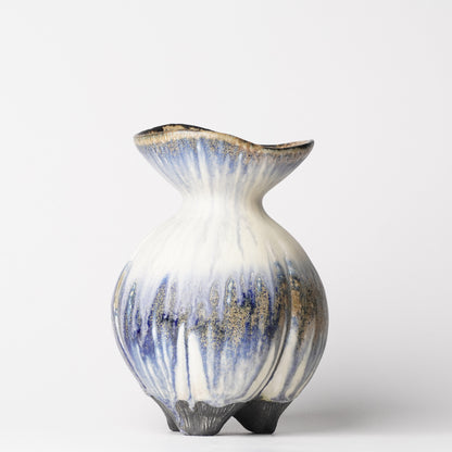 Nobuhito Nakaoka Colored Ash Glaze Vase