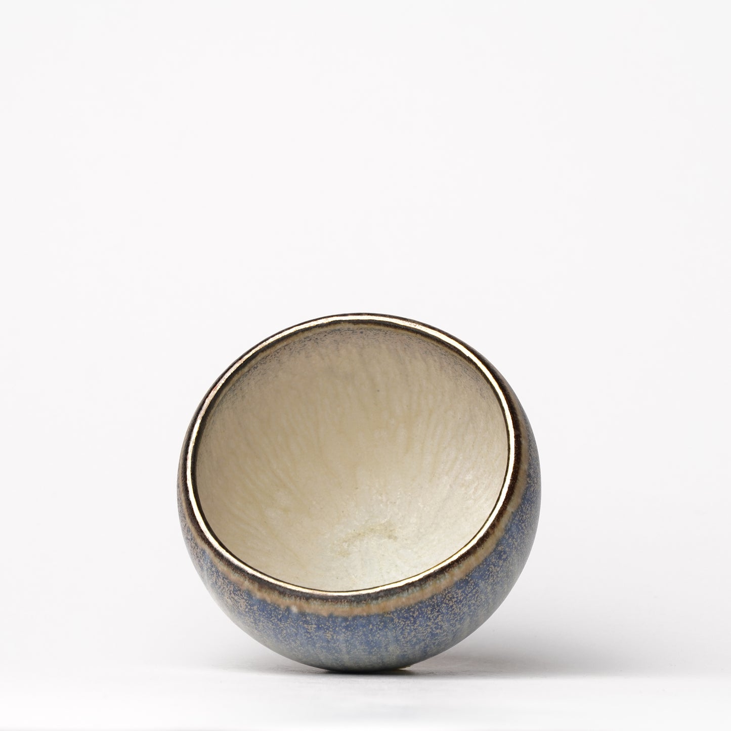 Nobuhito Nakaoka Colored Ash Glaze Yunomi Cup with Gold