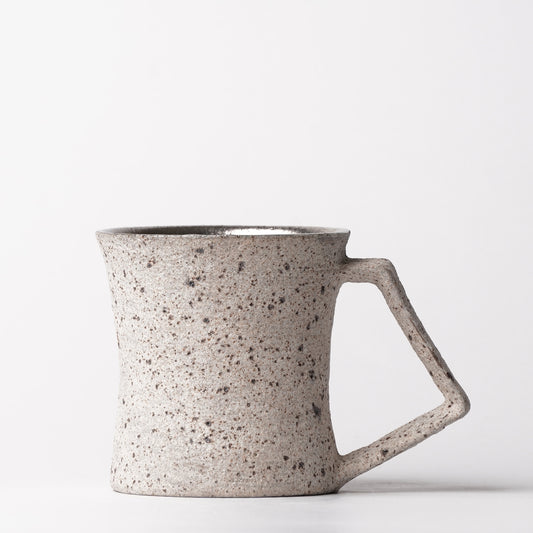 Yusuke Wakasa Coffee Mug White Sand with Platinum