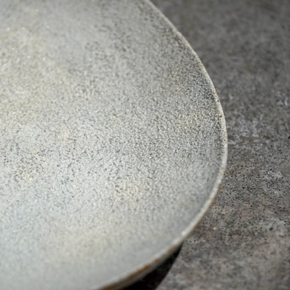 Mutsumi Ohashi Ash Glaze Oval Dinner Plate