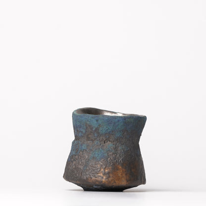 Yusuke Wakasa Guinomi Sake Cup with Platinum