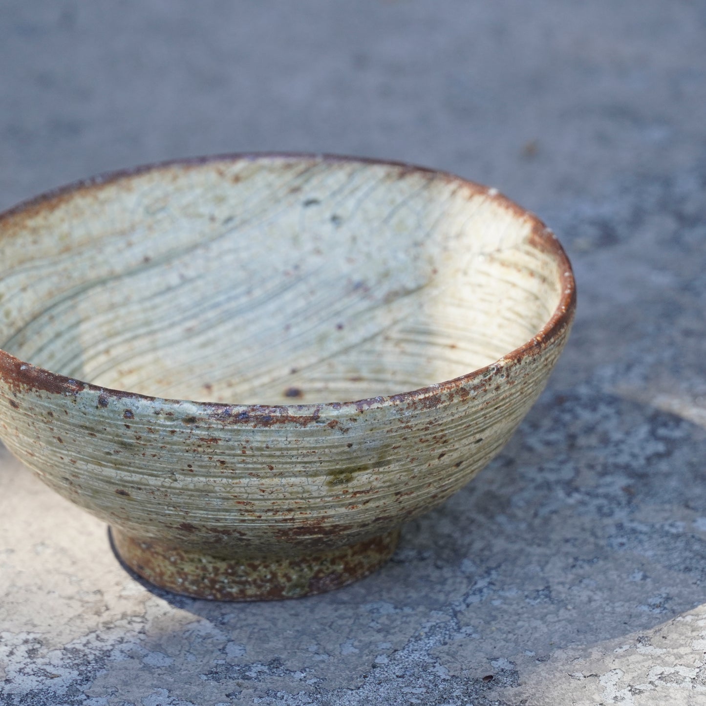 Shimpei Mawatari Hakeme Chawan Rice Bowl Matcha Hokkaido