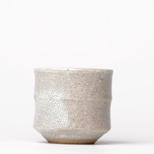 Hyouzangama Crackle Glaze Yunomi Kairagi Tea Cup