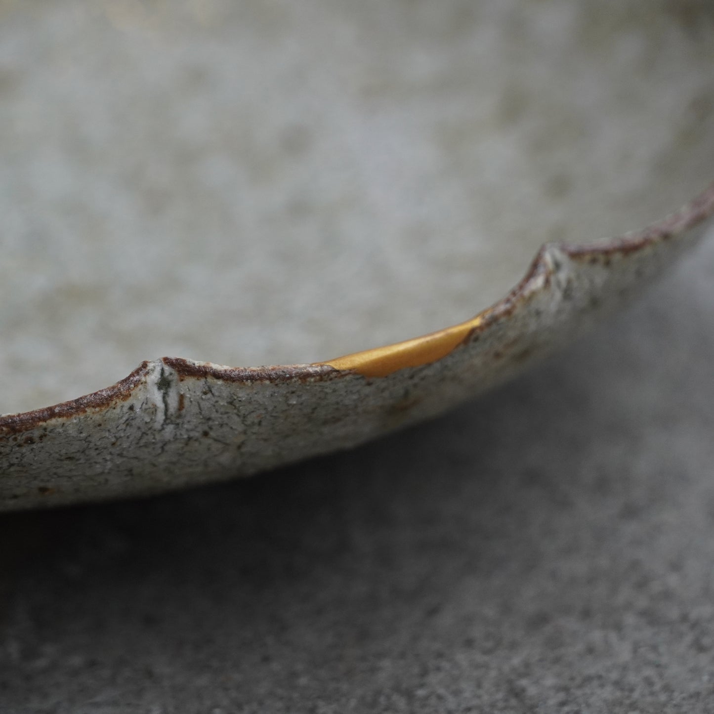 KINTSUGI Shingo Umano Flower Plate