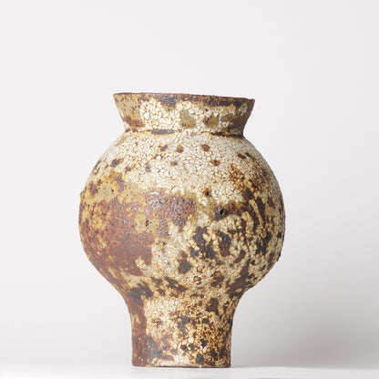 Futoshi Yamashita Volcanic Pottery Flower Vase