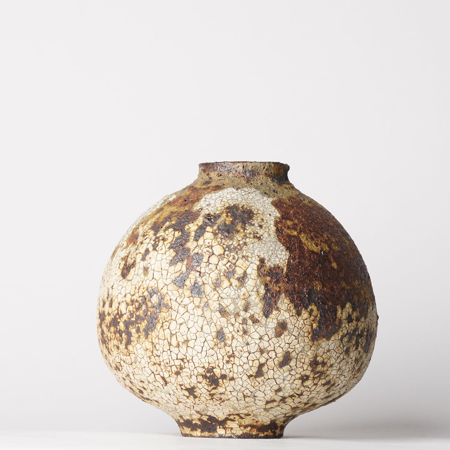 Futoshi Yamashita Volcanic Pottery Flower Vase