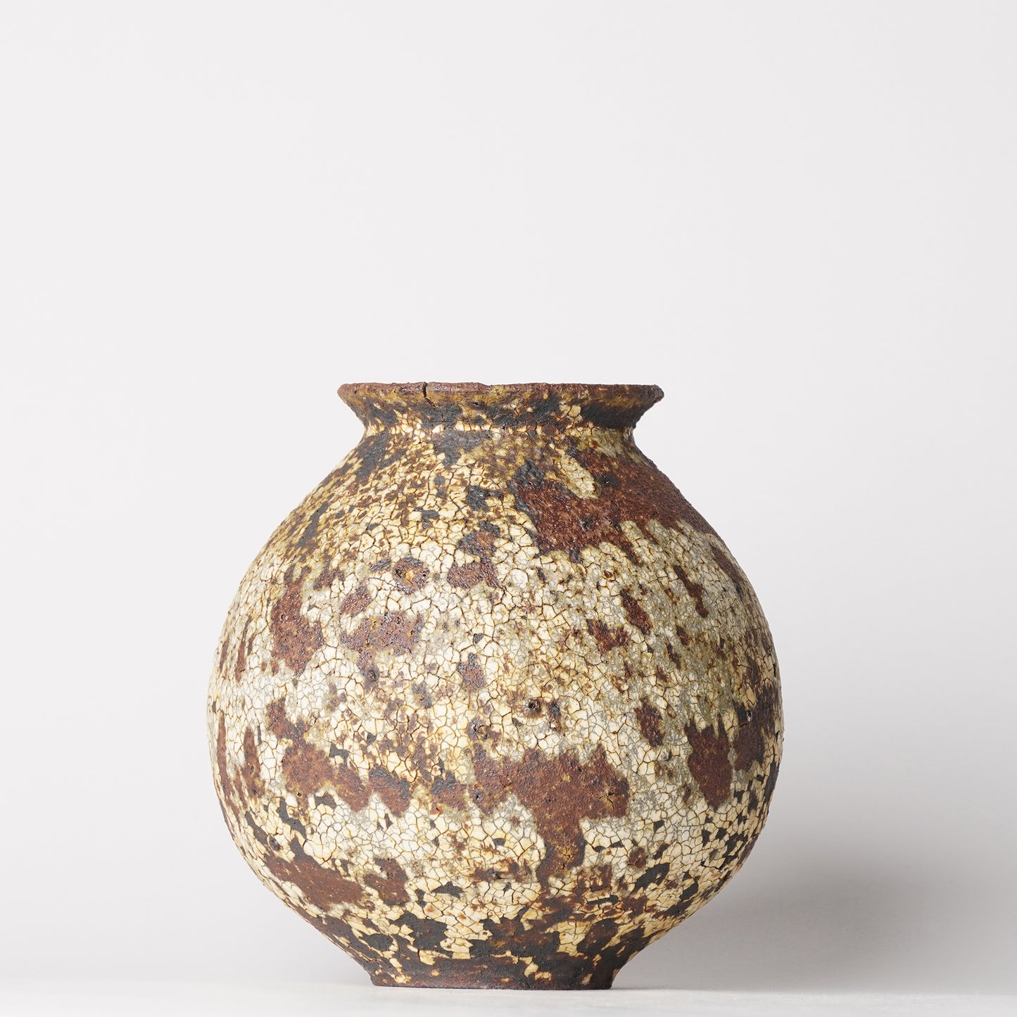 Futoshi Yamashita Volcanic Pottery Flower Vase