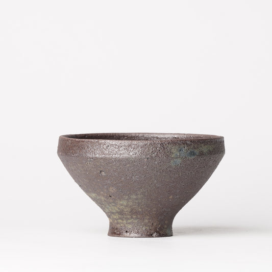 Futoshi Yamashita Volcanic Lava Chawan Rice Bowl