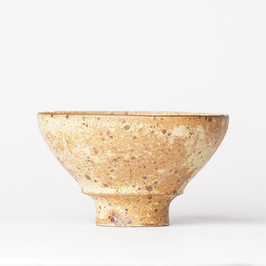 Futoshi Yamashita Volcanic Yellow Chawan Rice Bowl