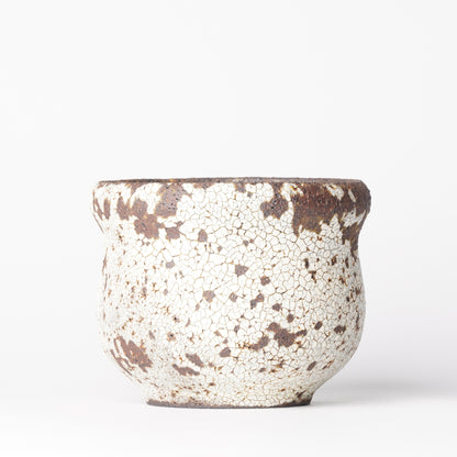 Futoshi Yamashita Volcanic Pottery Planter Plant Pot