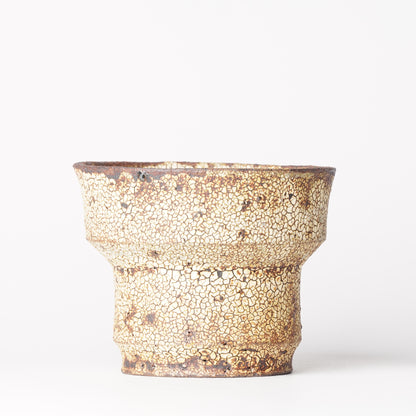 Futoshi Yamashita Volcanic Pottery Planter Plant Pot