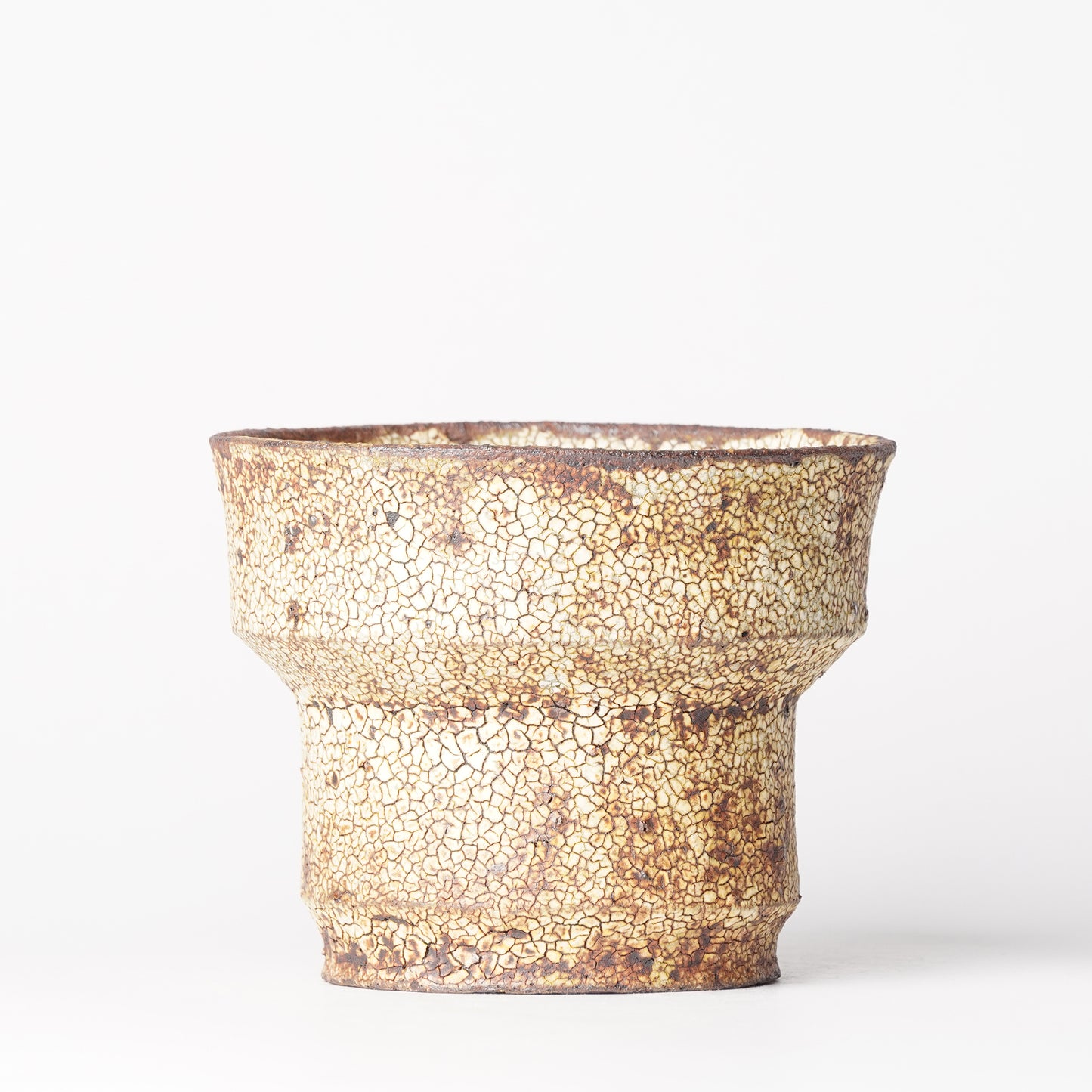 Futoshi Yamashita Volcanic Pottery Planter Plant Pot