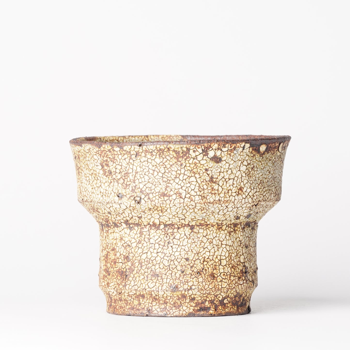 Futoshi Yamashita Volcanic Pottery Planter Plant Pot