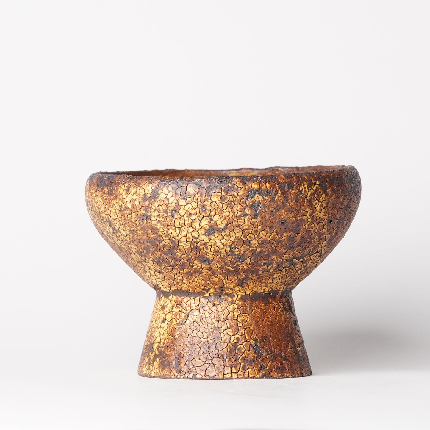 Futoshi Yamashita Volcanic Pottery Planter Plant Pot