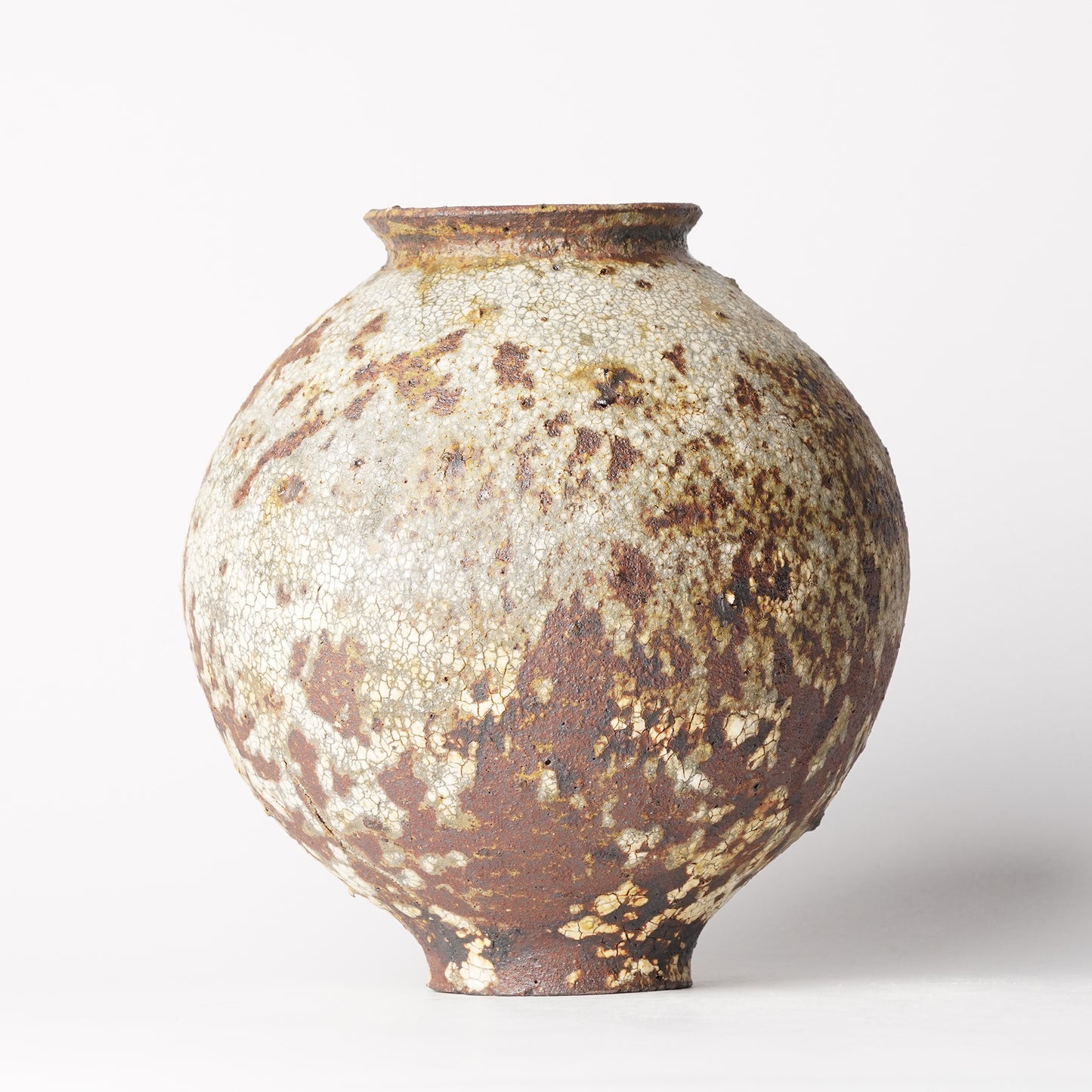 Futoshi Yamashita Volcanic Pottery Flower Vase