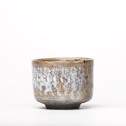 Takeryo Kawaguchi Mishima Yunomi Tea Cup Ash Glaze