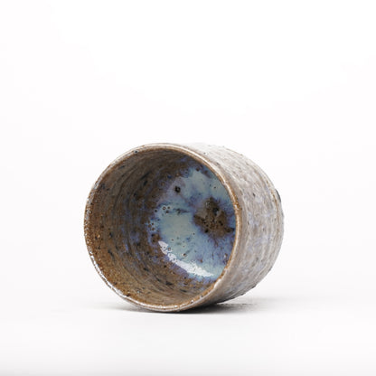 Takeryo Kawaguchi Mishima Yunomi Tea Cup Ash Glaze