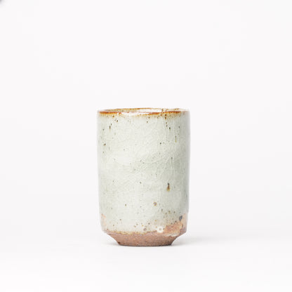 Takeryo Kawaguchi Yunomi Tea Cup Ash Glaze