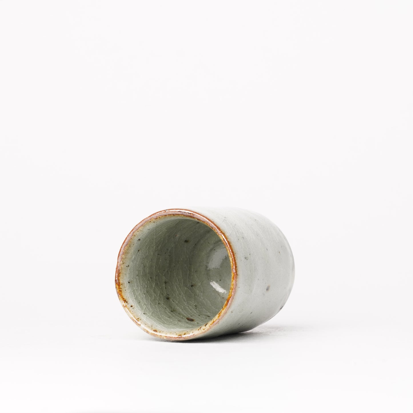 Takeryo Kawaguchi Yunomi Tea Cup Ash Glaze