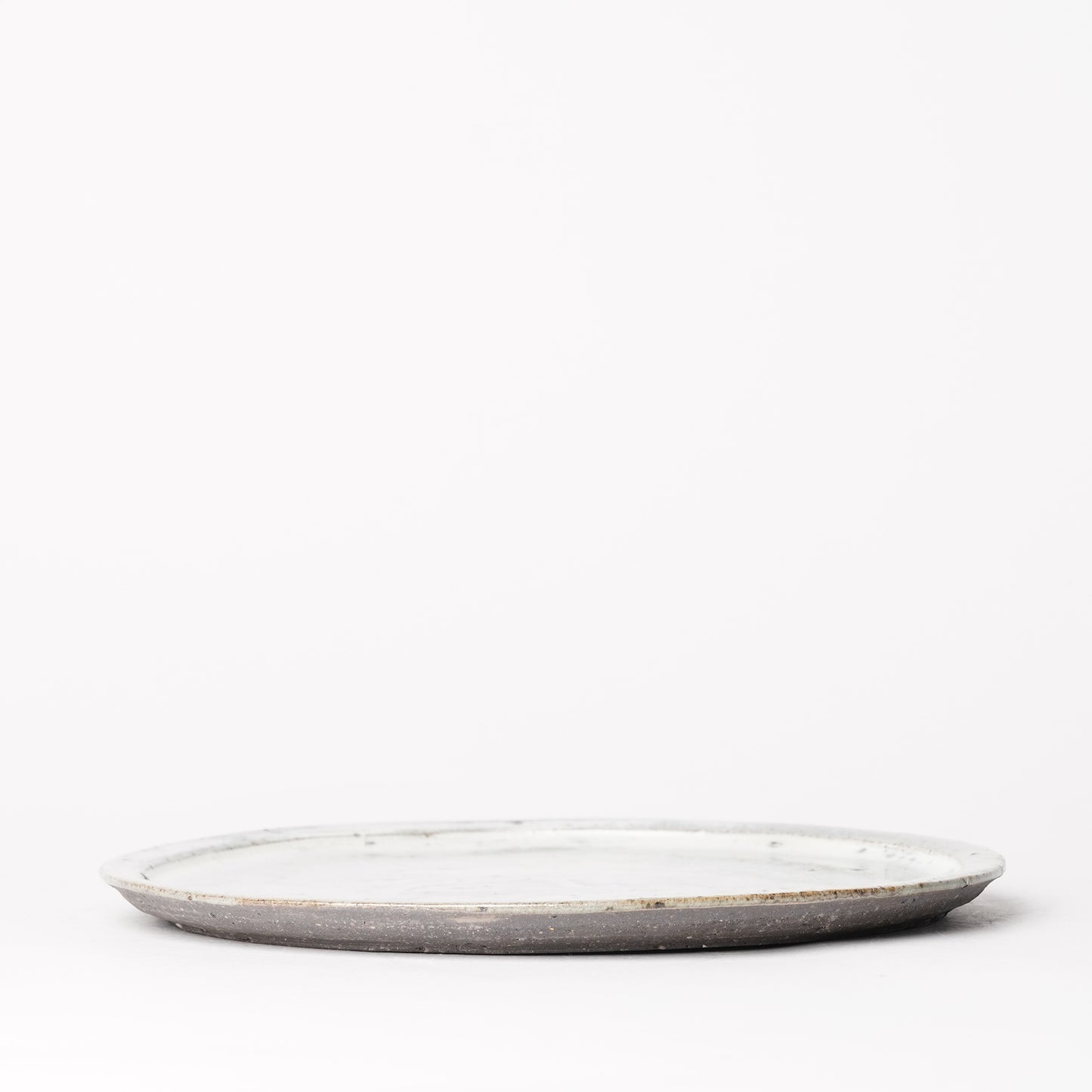 Takeryo Kawaguchi Hakeme Plate Ash Glaze