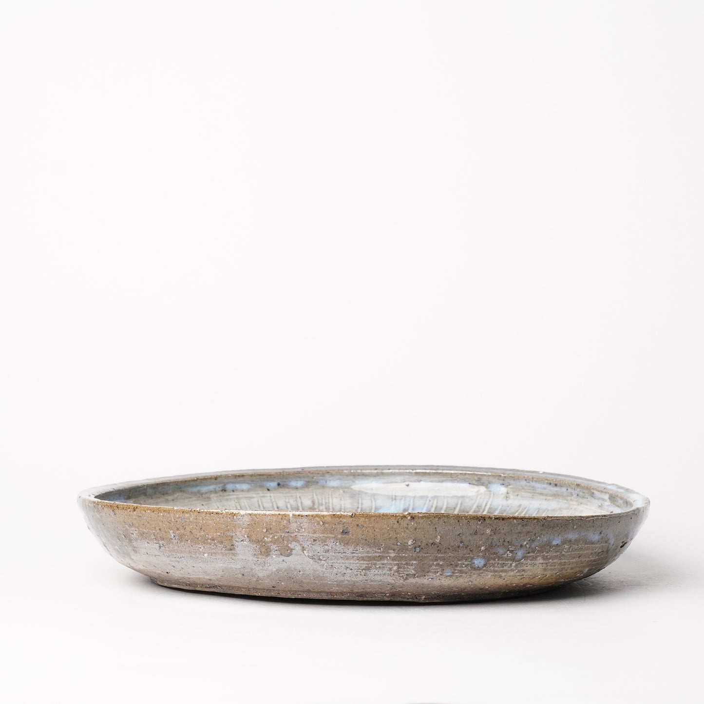 Takeryo Kawaguchi Mishima Plate Ash Glaze